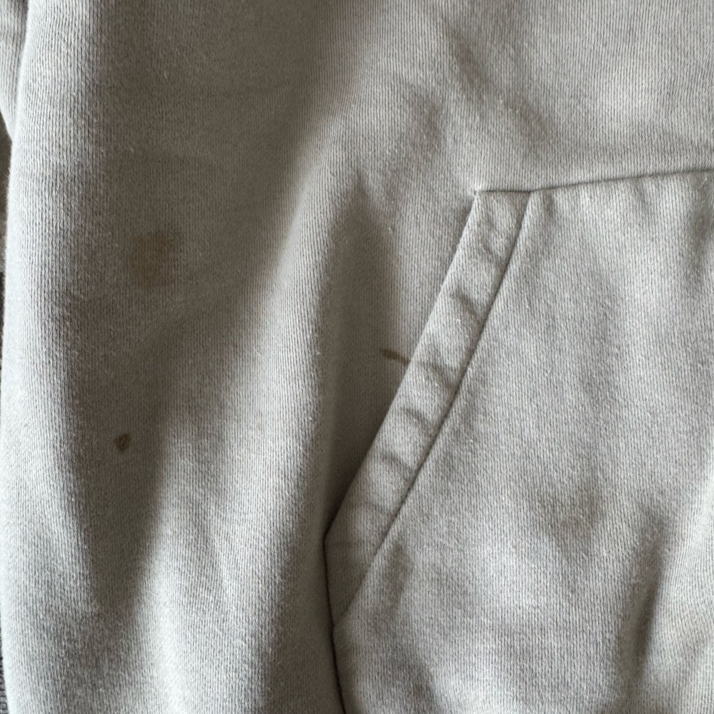 Essentials Fear of God Light Gray Knit Hoodie - Picture 5 of 6